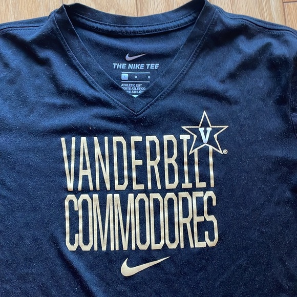 Nike Vanderbilt V neck tee youth Large - Picture 2 of 3